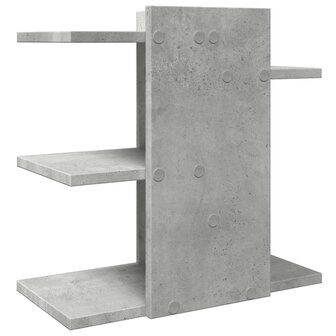 Bureau organiser 42x21,5x42 cm bewerkt hout betongrijs 6
