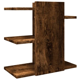 Bureau organiser 42x21,5x42 cm bewerkt hout gerookt eikenkleur 6