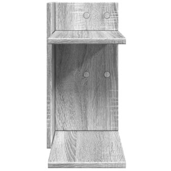 Bureau organiser 42x21,5x42 cm bewerkt hout grijs sonoma eiken 5