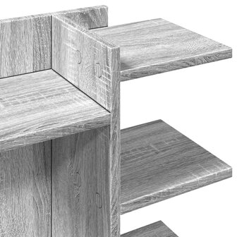 Bureau organiser 42x21,5x42 cm bewerkt hout grijs sonoma eiken 7