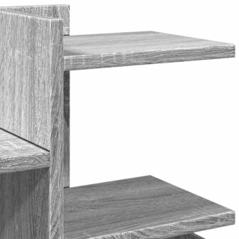 Bureau organiser 49x20x52,5 cm bewerkt hout grijs sonoma eiken 7
