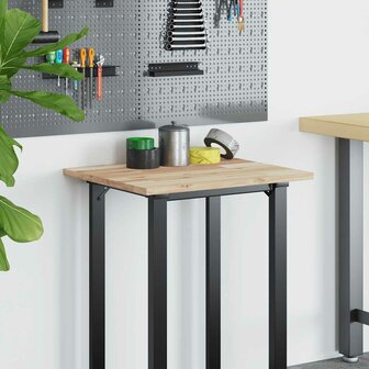 Bureaublad 60x50x2 cm onbehandeld massief acaciahout 6