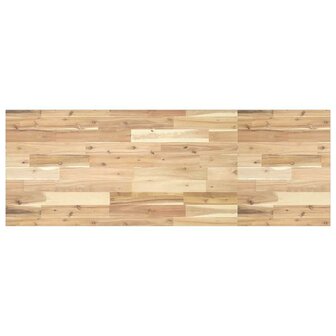 Bureaublad 140x50x2 cm onbehandeld massief acaciahout 1