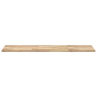 Bureaublad 140x50x2 cm onbehandeld massief acaciahout 4
