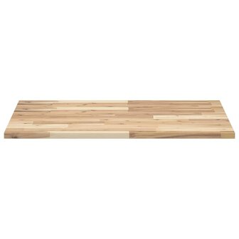 Bureaublad 80x60x2 cm onbehandeld massief acaciahout 4