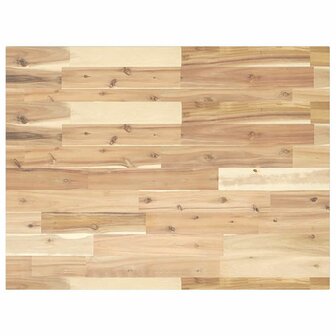 Bureaublad 100x60x2 cm onbehandeld massief acaciahout 1