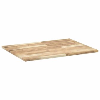 Bureaublad 100x60x2 cm onbehandeld massief acaciahout 4