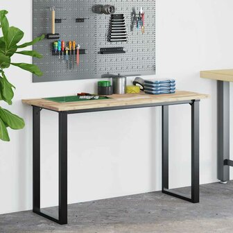 Bureaublad 120x60x2 cm onbehandeld massief acaciahout 2