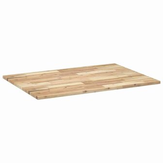 Bureaublad 100x70x2 cm onbehandeld massief acaciahout 4