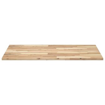 Bureaublad 100x70x2 cm onbehandeld massief acaciahout 5
