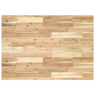 Bureaublad 120x70x2 cm onbehandeld massief acaciahout 1