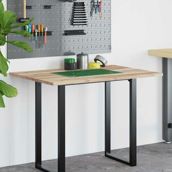 Bureaublad 120x70x2 cm onbehandeld massief acaciahout 3