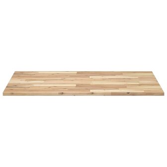 Bureaublad 120x70x2 cm onbehandeld massief acaciahout 5