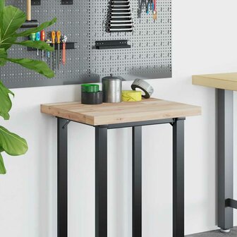 Bureaublad 80x50x4 cm onbehandeld massief acaciahout 3