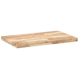 Bureaublad 80x50x4 cm onbehandeld massief acaciahout 7
