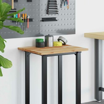 Bureaublad met olieafwerking 60x50x2 cm massief acaciahout 9