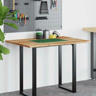 Bureaublad met olieafwerking 100x70x2 cm massief acaciahout 3