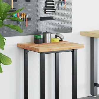 Bureaublad met olieafwerking 80x50x4 cm massief acaciahout 3