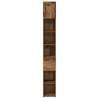 Slanke Opbergkast Oud hout 30 x 42.5 x 225 cm Bewerkt hout 7