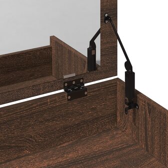 Kaptafel met krukje 60x40x113,5 cm bruin eikenkleurig 9