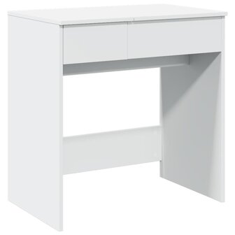 Kaptafel met spiegel 73x46,5x120 cm wit 2