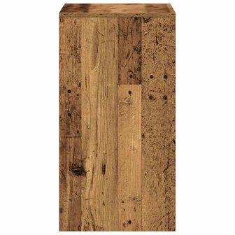 Kaptafel met lade Oud Hout 60 x 40 x 75 cm Bewerkt hout 8
