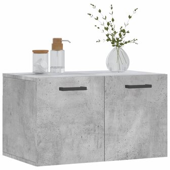 Wandkast 60x36,5x35 cm bewerkt hout betongrijs 3