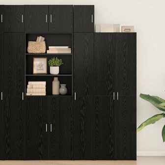 Wandkast Zwart eiken 30 x 42.5 x 40 cm Bewerkt hout 1