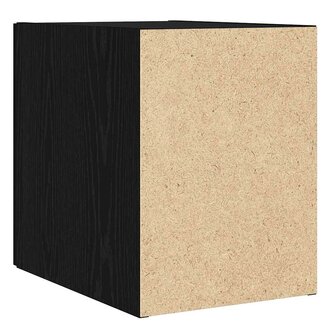 Wandkast Zwart eiken 30 x 42.5 x 40 cm Bewerkt hout 7