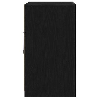 Bijzetkast 2 pcs Zwart eiken 41 x 37 x 67 cm Bewerkt hout 8