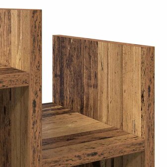 Bijzetkast Oud hout 60 x 26 x 60 cm Bewerkt hout 6
