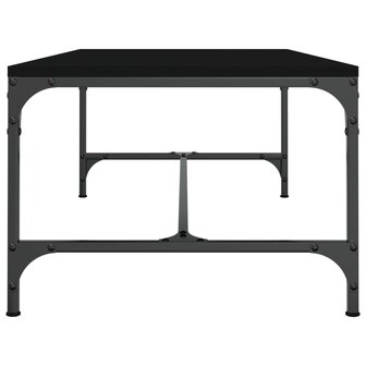 Salontafel 80x50x35 cm bewerkt hout zwart 5