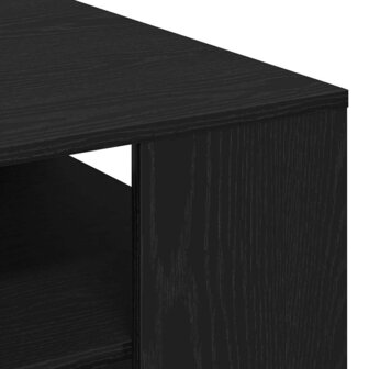 Salontafel Zwart eiken 40 x 40 x 43 cm Bewerkt hout 8