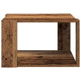 Salontafel Oud hout 51.5 x 51.5 x 30 cm Bewerkt hout 5