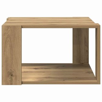 Salontafel artisanaal eikenkleurig 51.5 x 51.5 x 30 cm 5