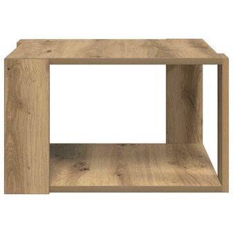 Salontafel artisanaal eikenkleurig 51.5 x 51.5 x 30 cm 6