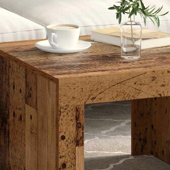Salontafel Oud hout Bewerkt hout 4