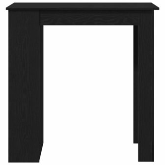 Bartafel met plank Zwart eiken 102 x 50 x 103.5 cm Bewerkt hout 6