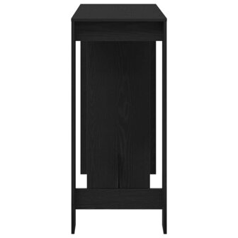 Bartafel met plank Zwart Eiken 124 x 46 x 103.5 cm Bewerkt hout 7