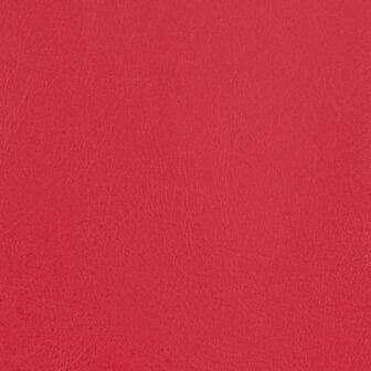 Kuipstoel met voetenbankje kunstleer rood 7