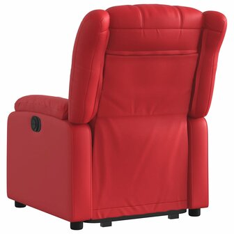 Sta-op-stoel kunstleer rood 4