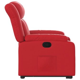Sta-op-stoel kunstleer rood 9