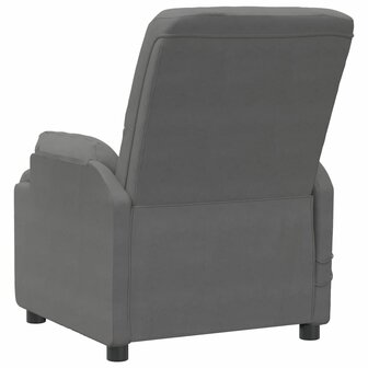 Sta-op-massagestoel kunstsu&egrave;de donkergrijs 7
