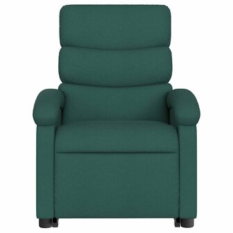 Sta-op-massagestoel verstelbaar stof donkergroen 9