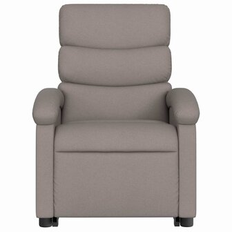 Sta-op-massagestoel verstelbaar stof taupe 9