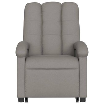 Sta-op-massagestoel verstelbaar stof taupe 9