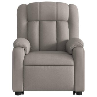 Sta-op-massagestoel verstelbaar stof taupe 9