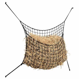 Hooinetten 2 st 200x120 cm rechthoekig polypropeen zwart 2
