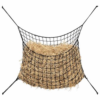 Hooinetten 2 st 200x120 cm rechthoekig polypropeen zwart 3