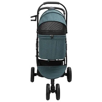 Opvouwbare Huisdierenwagen Verstelbaar Groen 78 x 54 x 101 cm 7